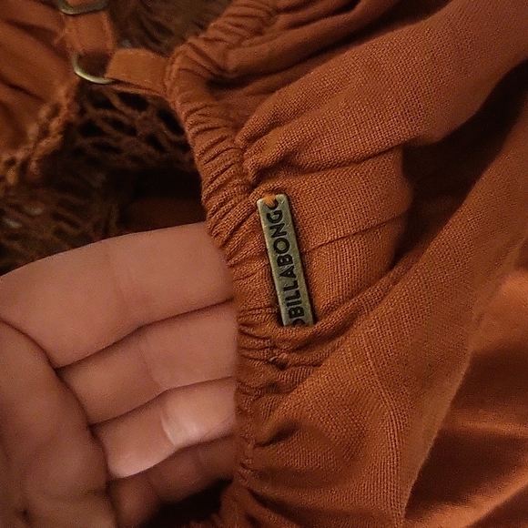 BILLABONG RED EARTH RARE JUMPSUI TALL  cotton - Picture 4 of 10